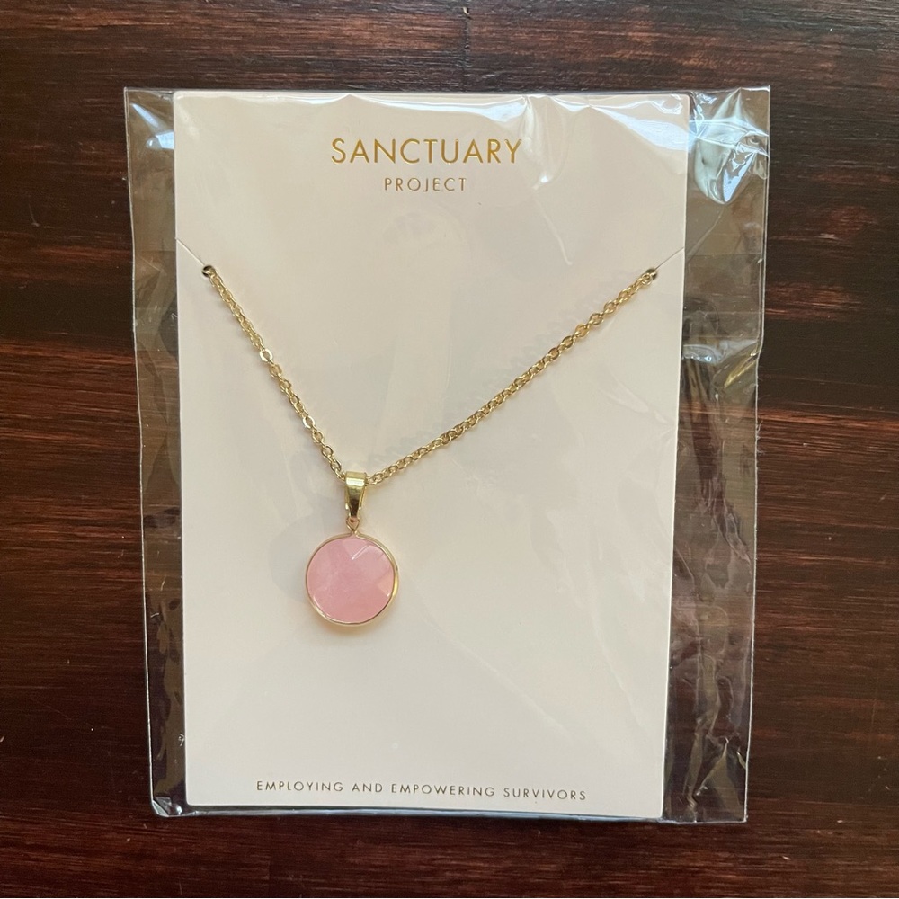 NWT Sanctuary Project Rose Serenity Necklace - Picture 2 of 4